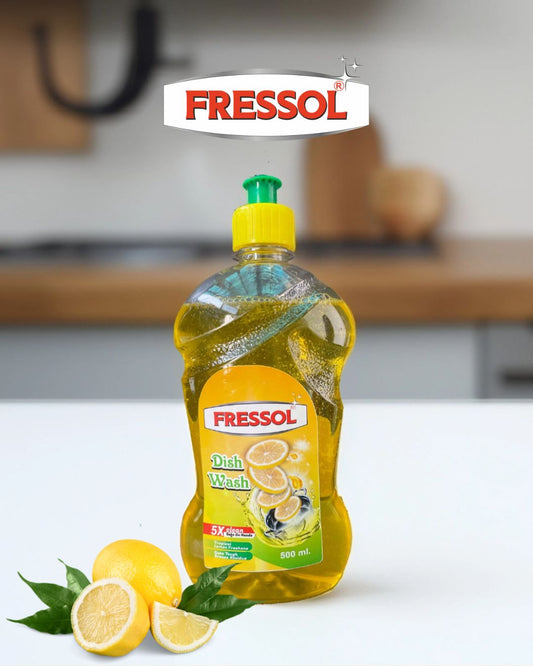 Fressol Lemon Dish Wash 500 ml – Tough on Grease, Gentle on Hands
