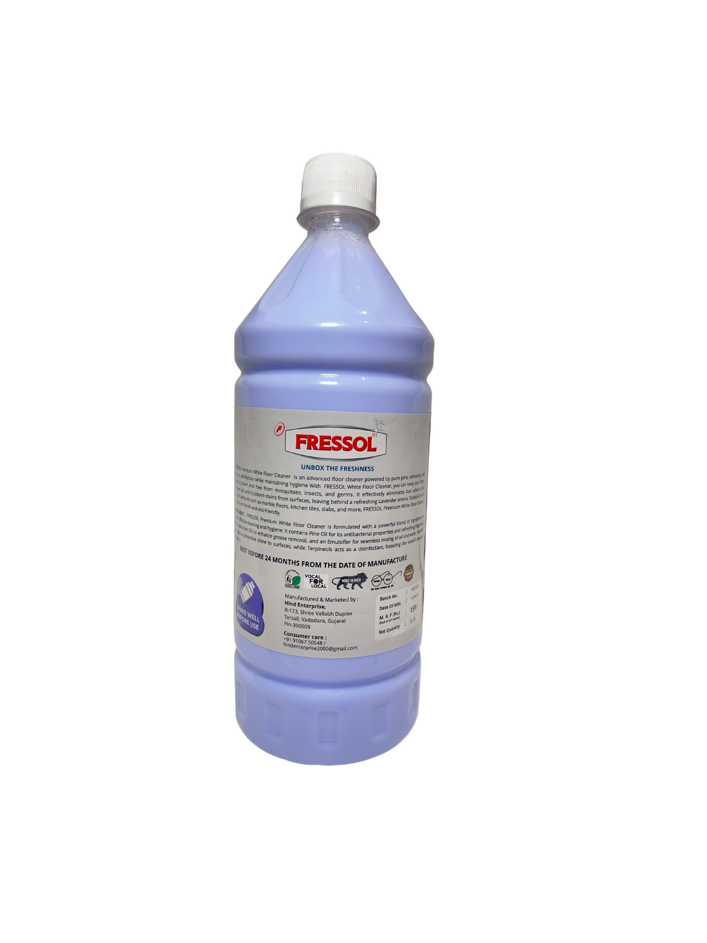 Fressol White Floor Cleaner – Lavender (1 Litre)