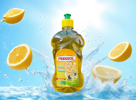 Fressol Lemon Dish Wash 500 ml – Tough on Grease, Gentle on Hands